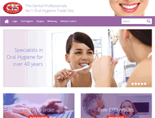 Tablet Screenshot of cts-dental.com